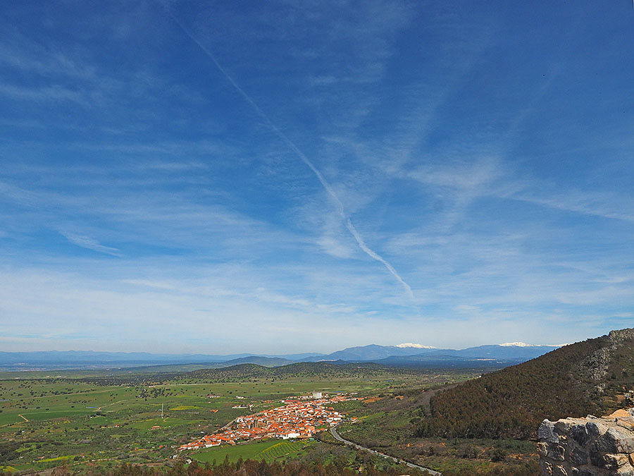 Uitzicht vanaf Castillo de Mirabel